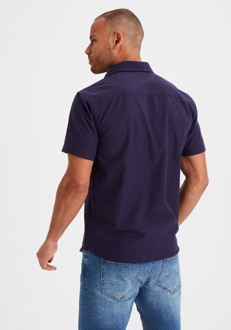 Coupe regular Chemise business H.I.S en bleu