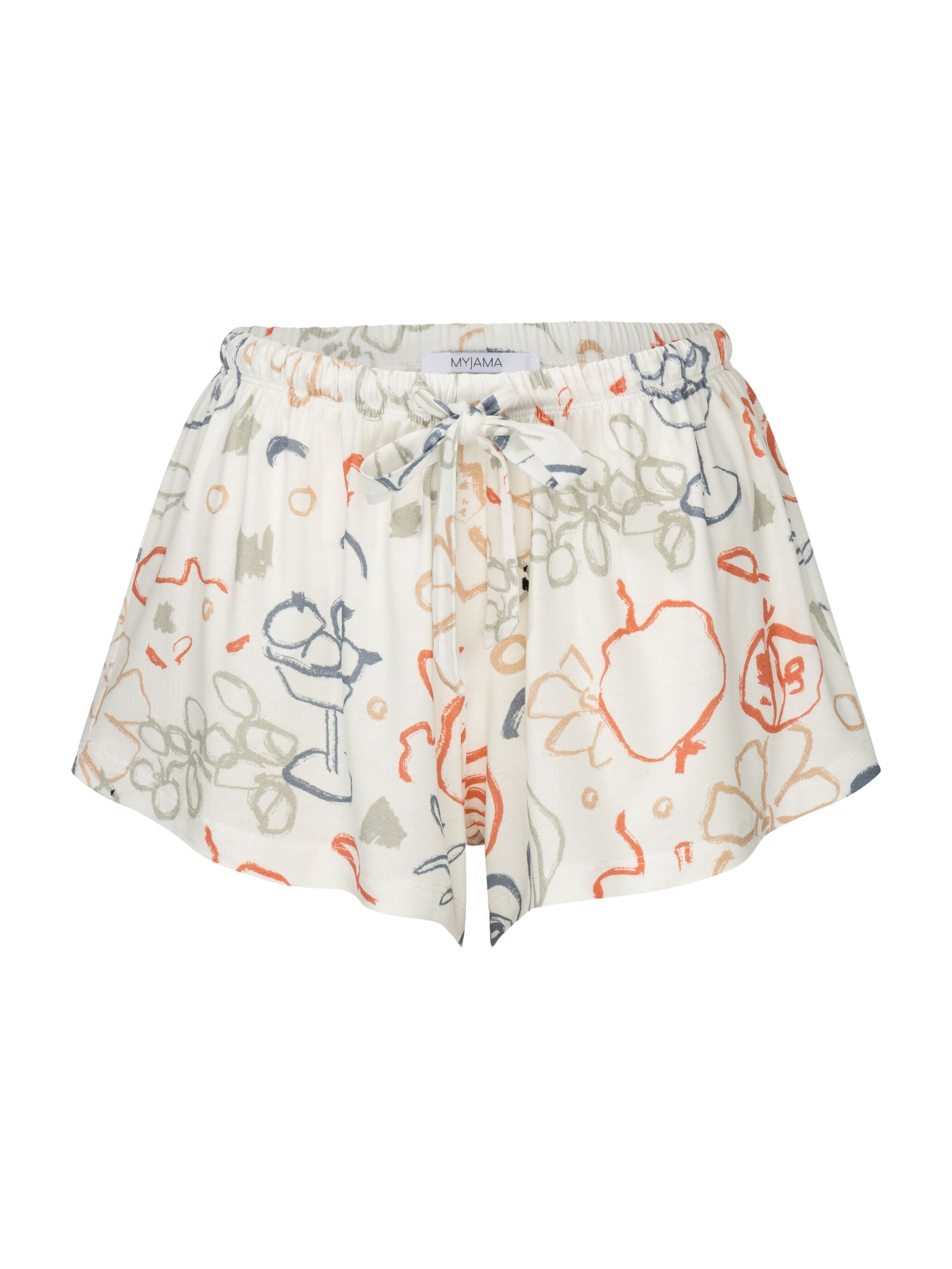 Pantalon de pyjama 'Bella print' Myjama en blanc : devant