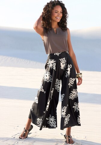 Wide leg Pantaloni di LASCANA in nero