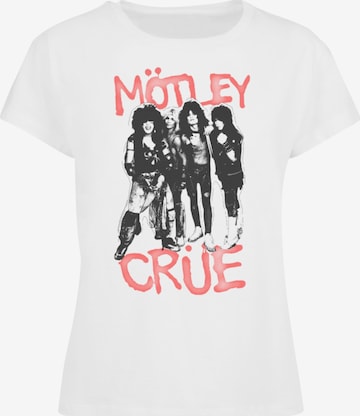 Merchcode Shirt 'Motley Crue' in White: front