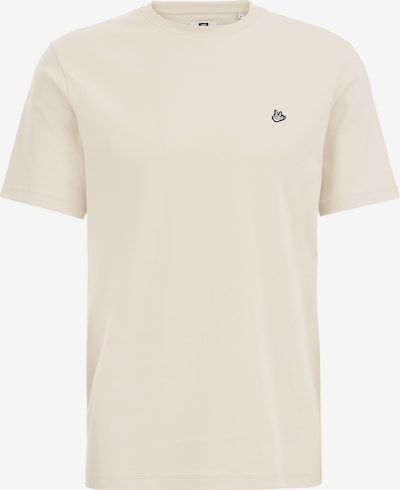 WE Fashion T-Shirt in beige / schwarz, Produktansicht