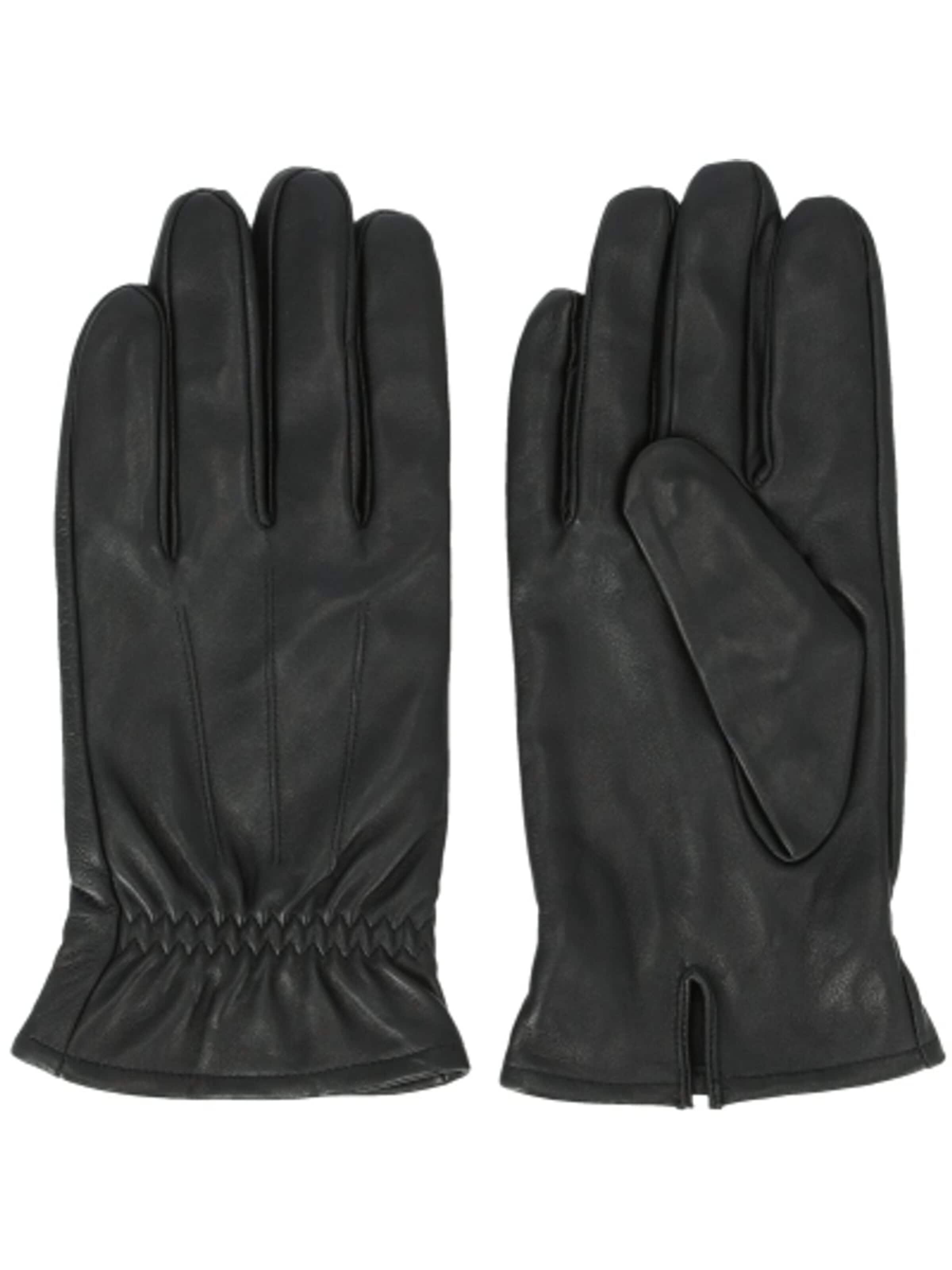 Gants Whistler en noir : devant