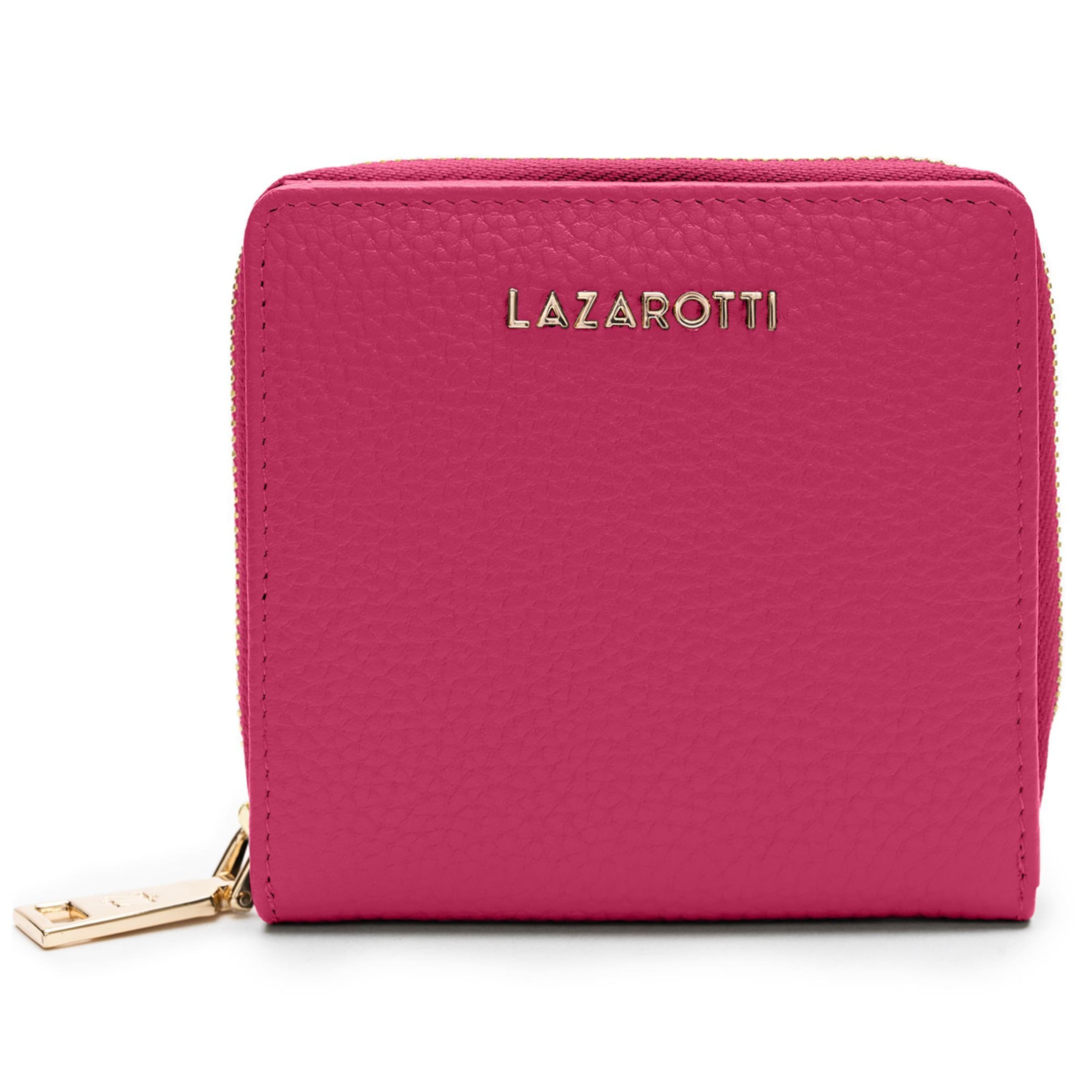 Lazarotti Wallet 'Bologna' in Pink: front