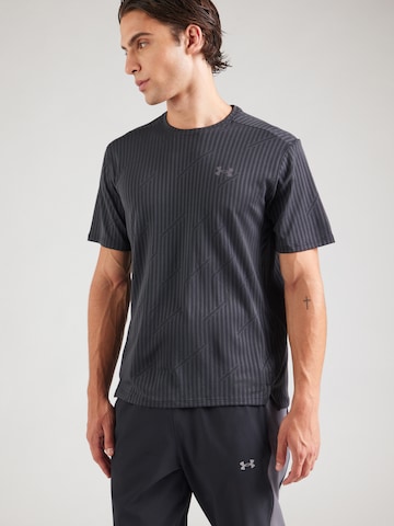 UNDER ARMOUR Funkcionális felső 'Vent' - fekete: elől