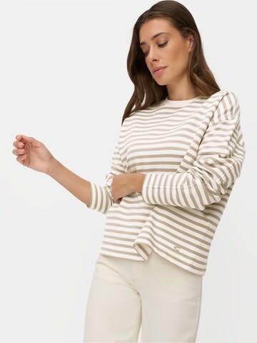 CAMEL ACTIVE Sweatshirt aus einem Baumwollmix in Grau
