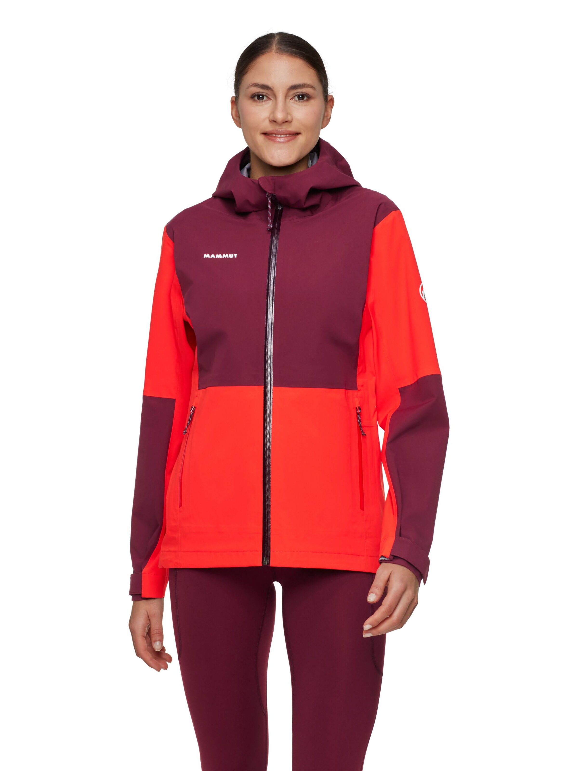 MAMMUT Outdoor Jacket in Red: front