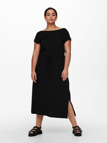 Robe 'CARAPRIL' ONLY Carmakoma en noir : devant