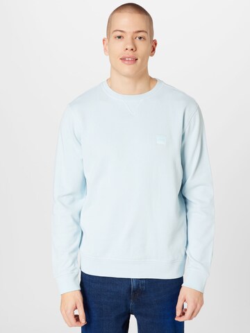 BOSS Sweatshirt 'Westart' in Blue: front