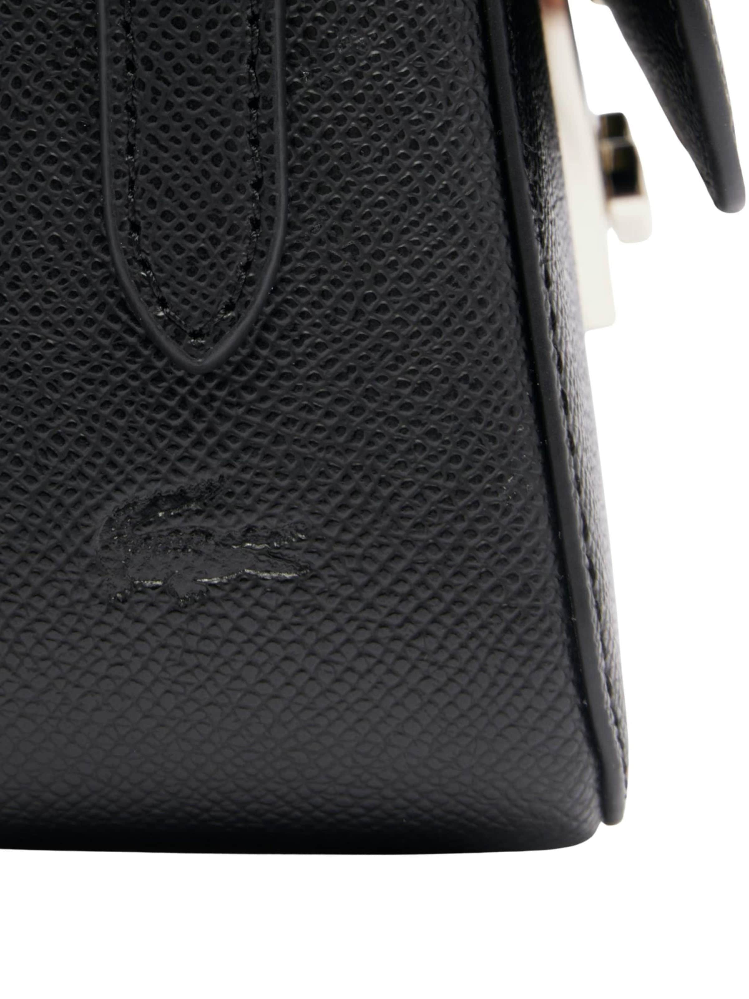 LACOSTE Torba na ramię 'Lacoste Sac Bandoulière Champs Elysees Noir' w kolorze czarny
