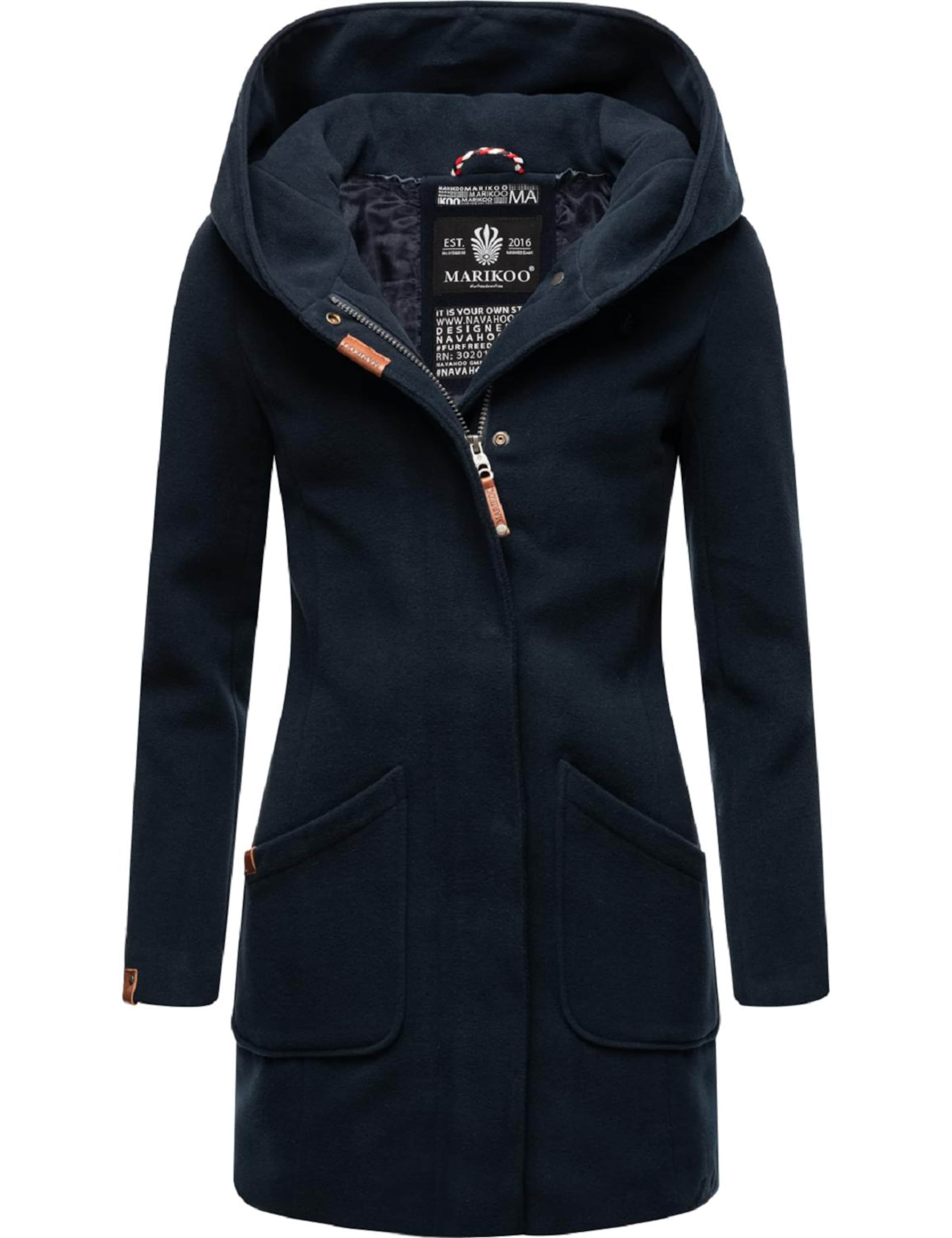 MARIKOO Kevad-sügismantel 'Maikoo', värv sinine: eest vaates