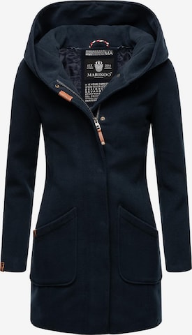 MARIKOO Between-Seasons Coat 'Maikoo' in Blue: front