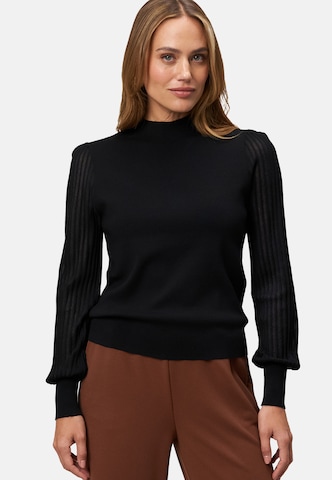Pullover di zero in nero: frontale