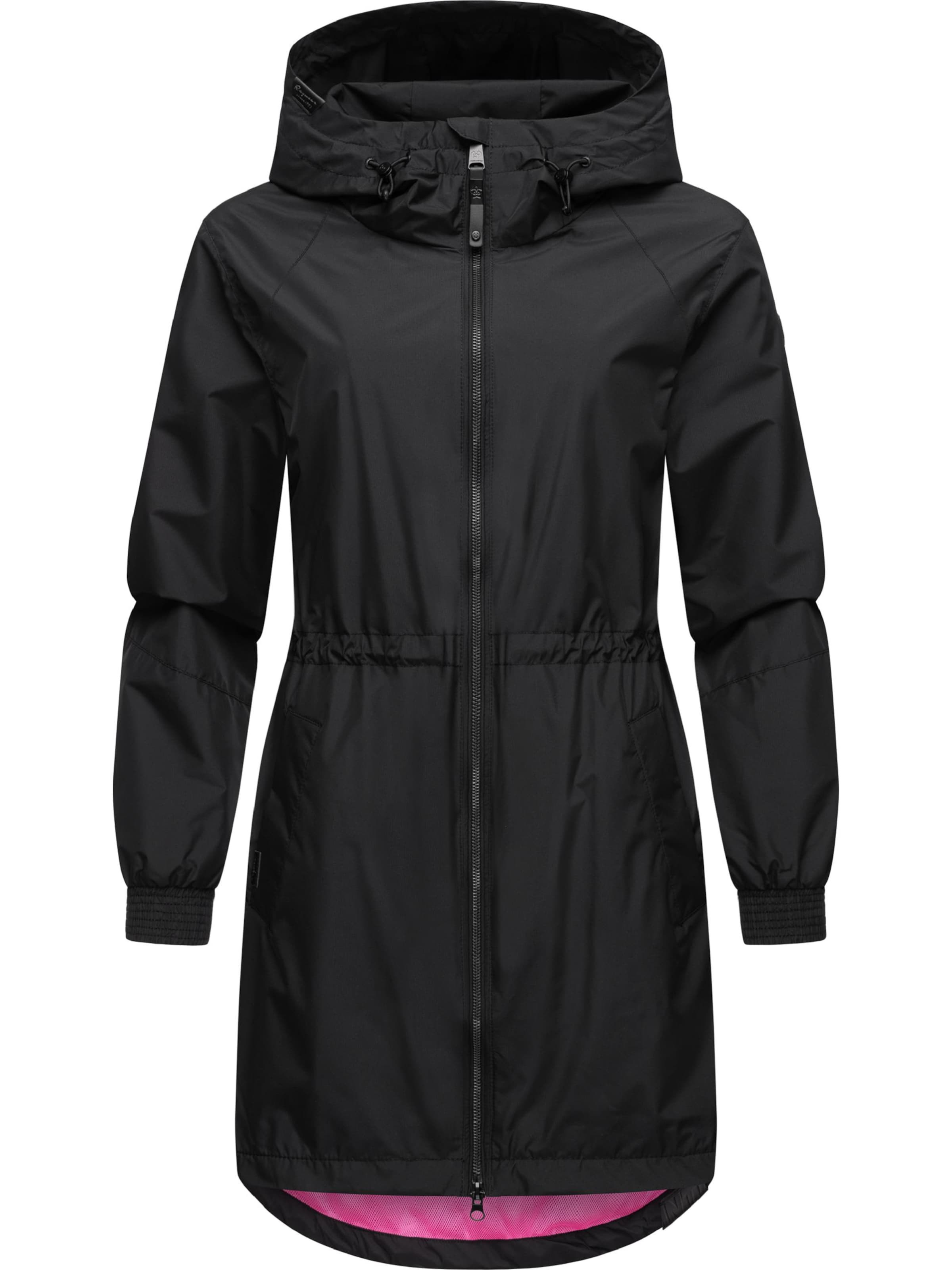 Ragwear Raincoat 'Bronja II' in Black: front