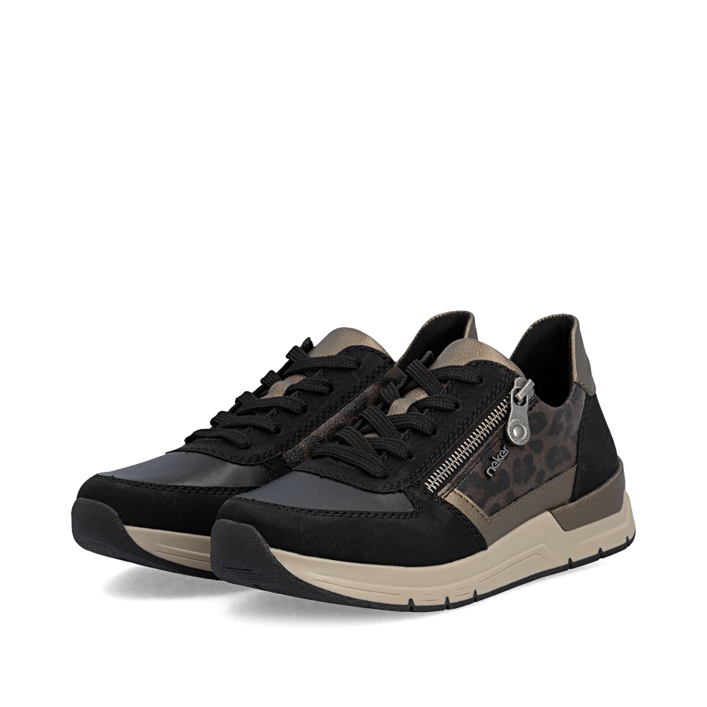 Baskets basses Rieker en noir