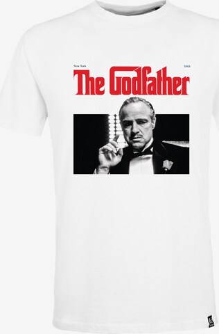 Recovered Shirt 'The Godfather Close Up' in White: front