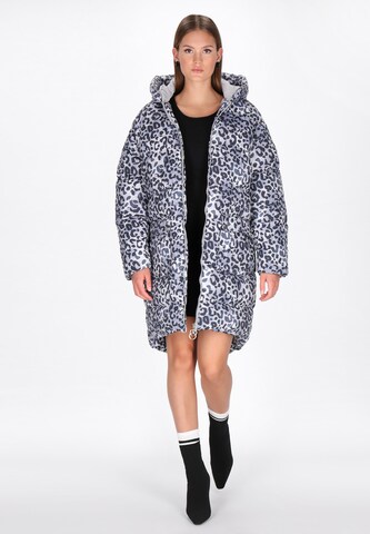 Manteau mi-saison myMo at night en gris