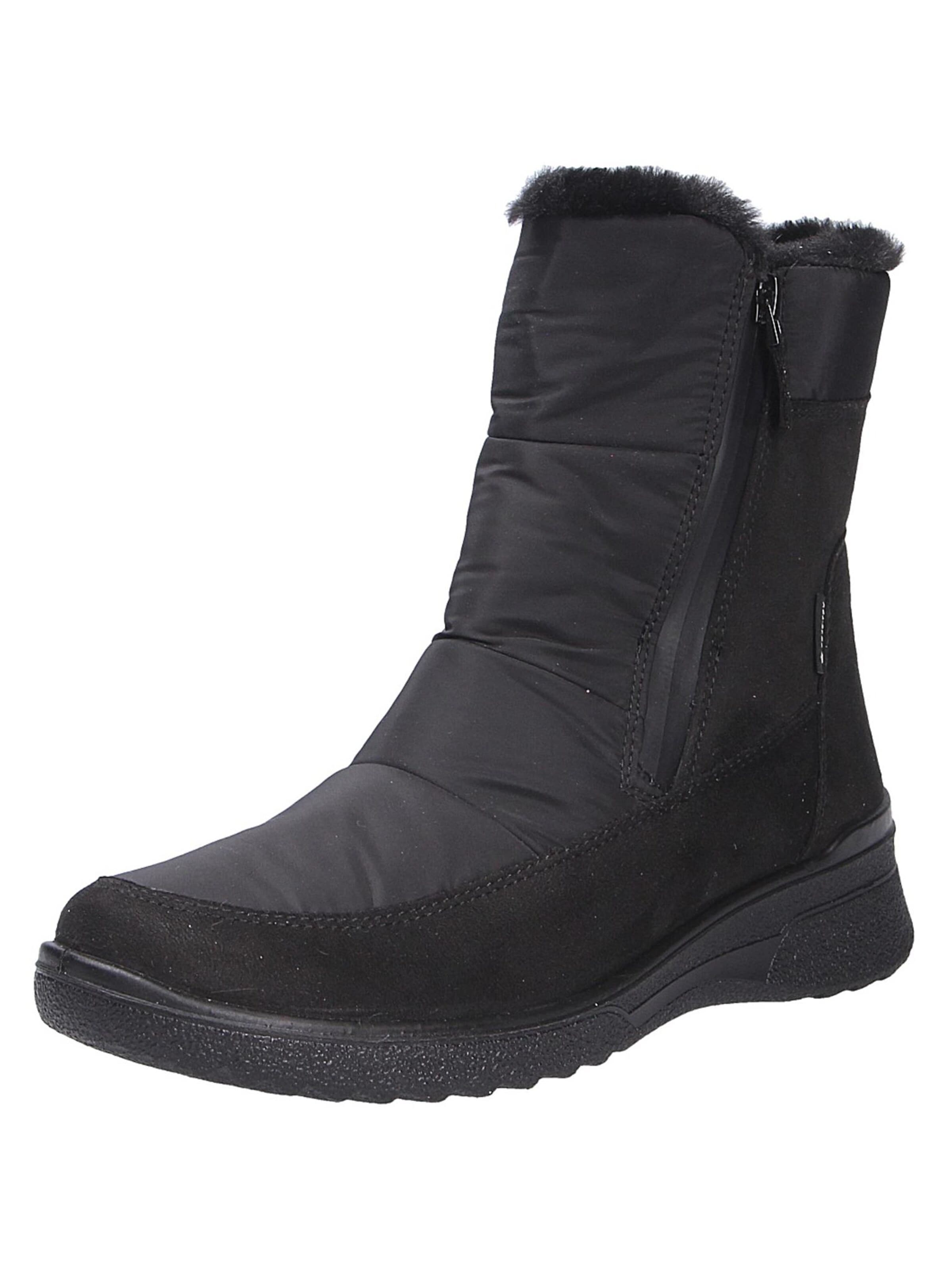 ARA Snowboots 'MÜNCHEN' in Zwart: voorkant