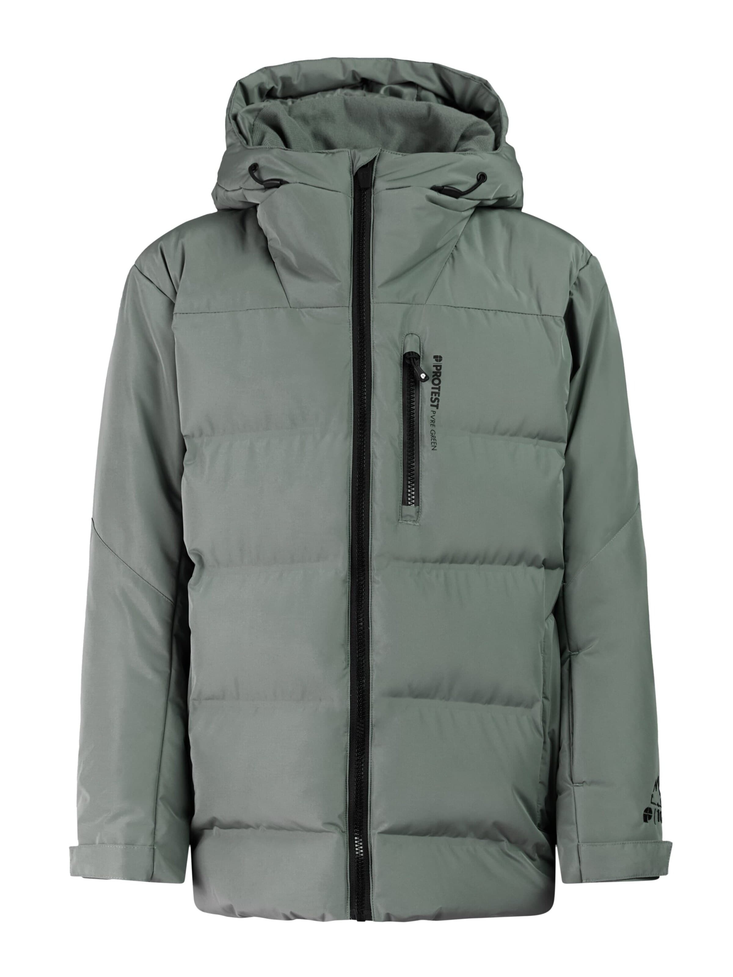 PROTEST Sportjacke 'PRTTumber JR'‌‌‌‌‌‌‌‌‌‌ in Grün: Vorderseite