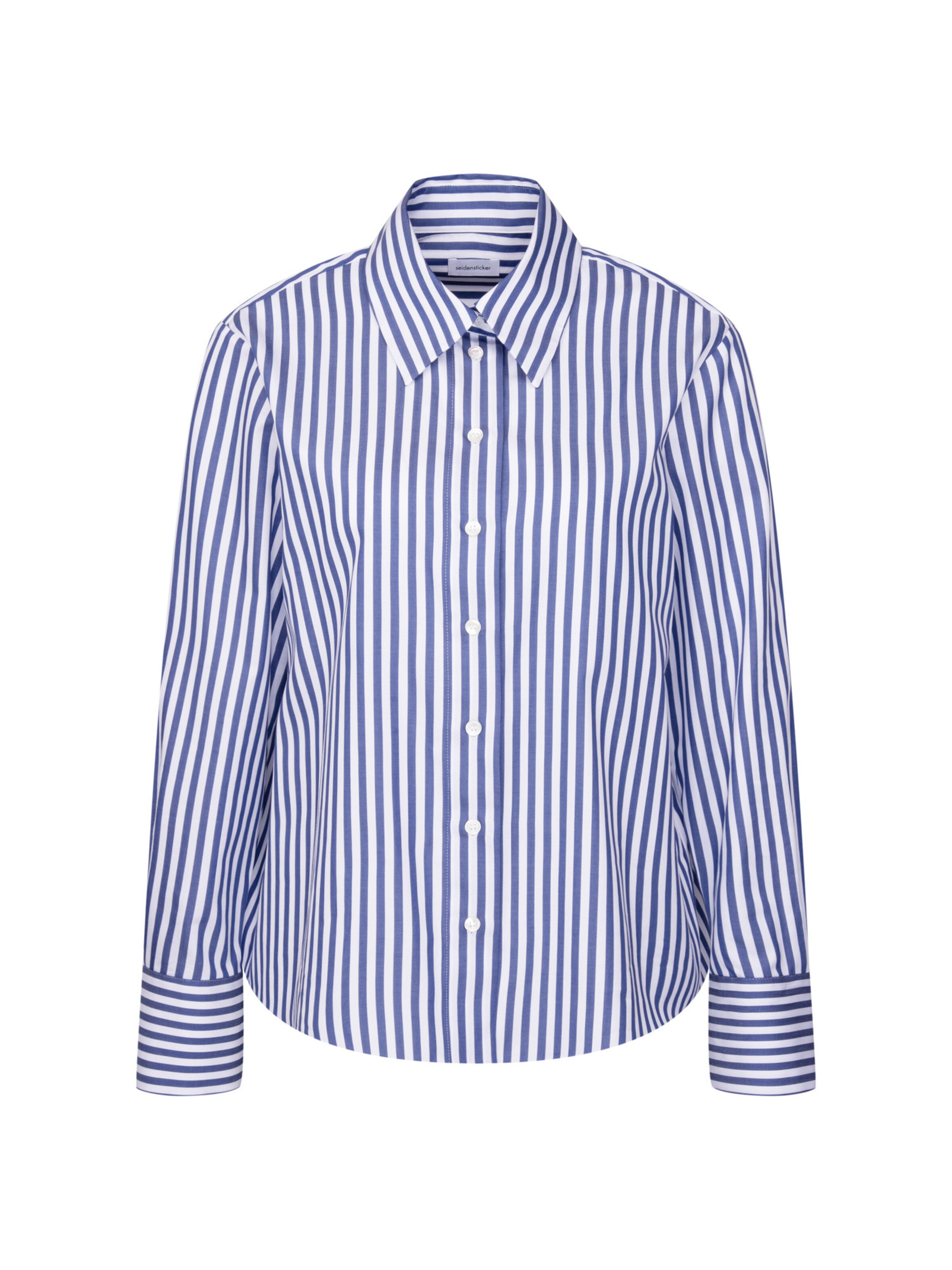 Chemisier SEIDENSTICKER en bleu : devant