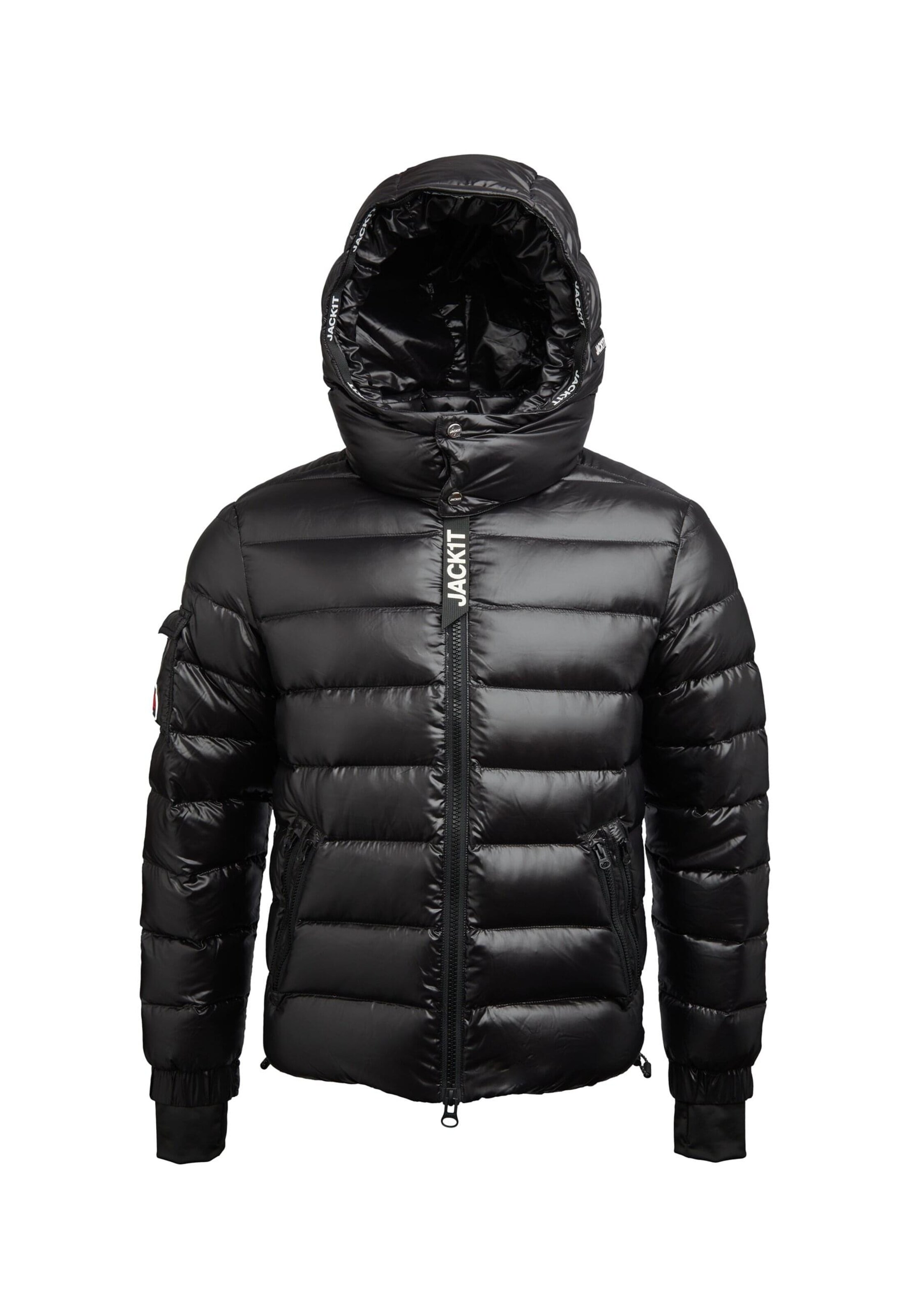 JACK1T Winter jacket 'Squadra' in Black: front