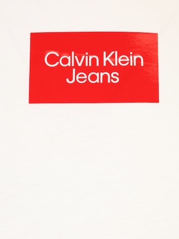 Calvin Klein Jeans Plus قميص بلون أبيض