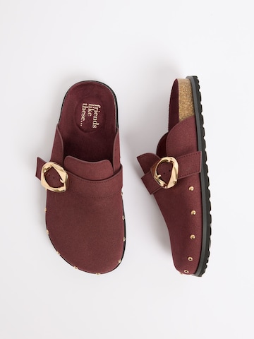 Friends Like These Klapki w kolorze czerwony