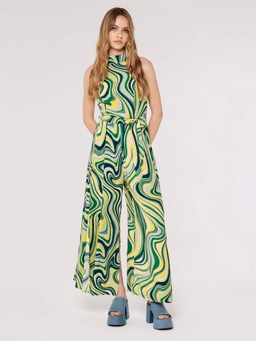 Apricot Jumpsuit in Green: front