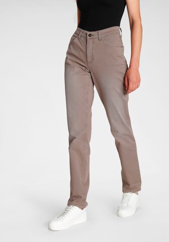 MAC Slim fit Jeans 'Angela' in Grey