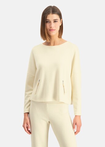 Pull-over 'LOGIWA' Nicowa en beige : devant