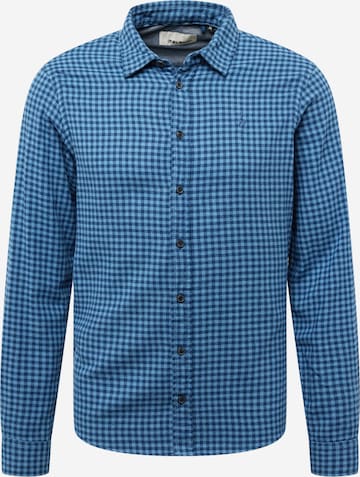 BLEND Regular fit Button Up Shirt in Blue: front