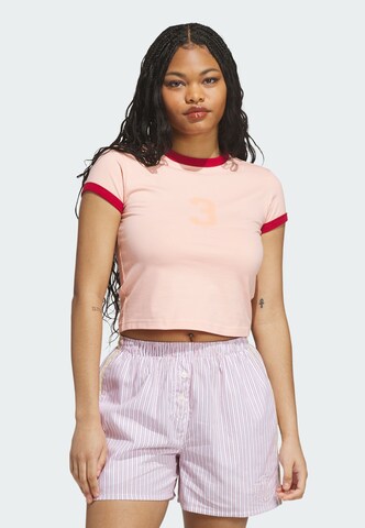Maglietta di ADIDAS ORIGINALS in rosa: frontale