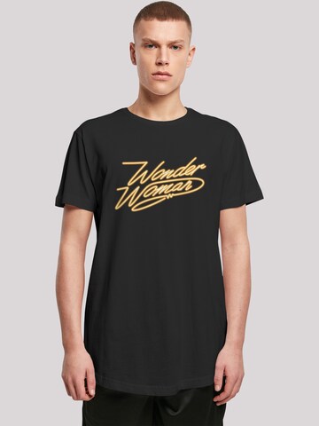 T-Shirt 'DC Comics Wonder Woman 84 Neon' F4NT4STIC en noir : devant