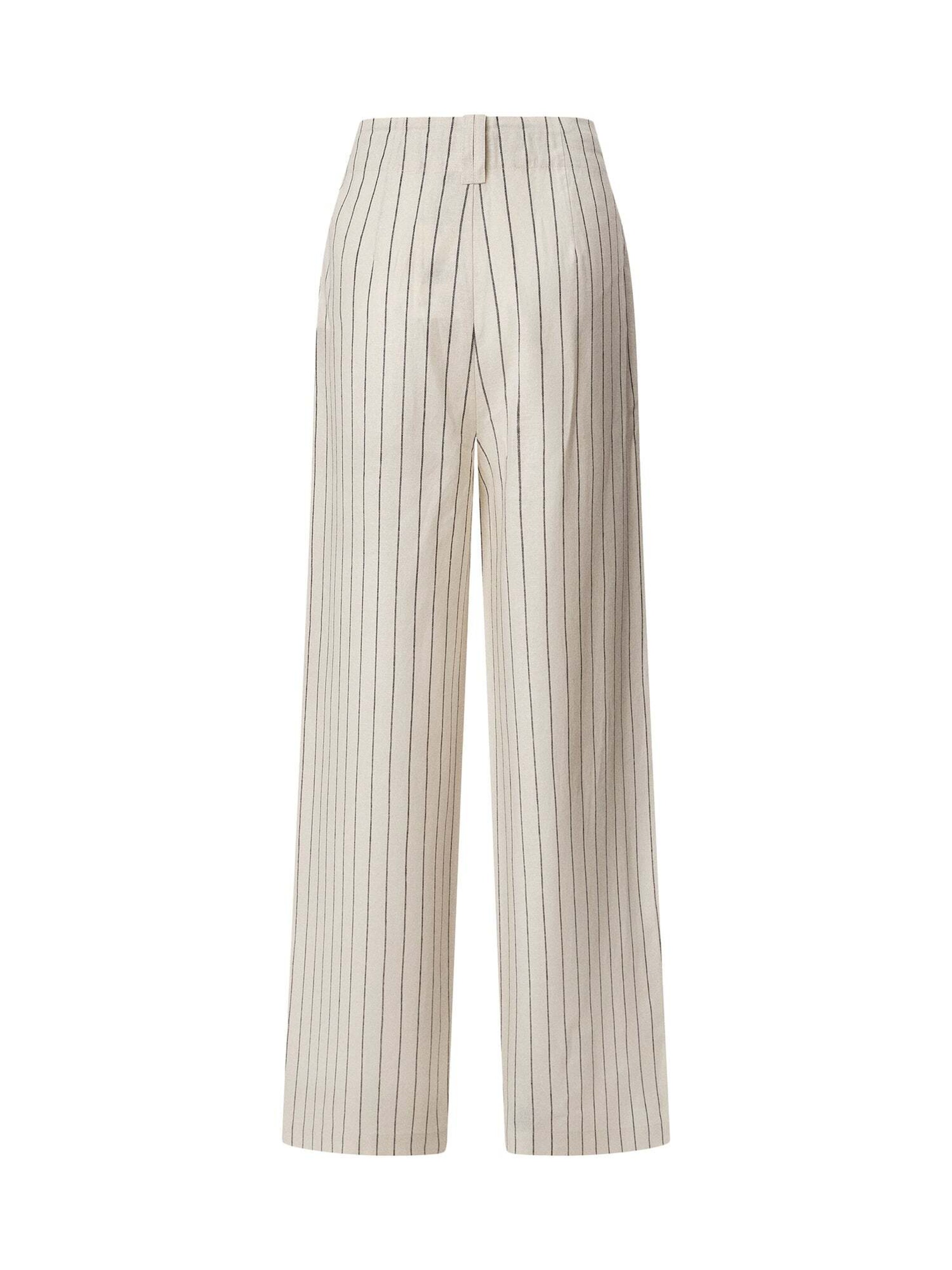Wide leg Pantaloni con pieghe 'Herly' di Pepe Jeans in bianco