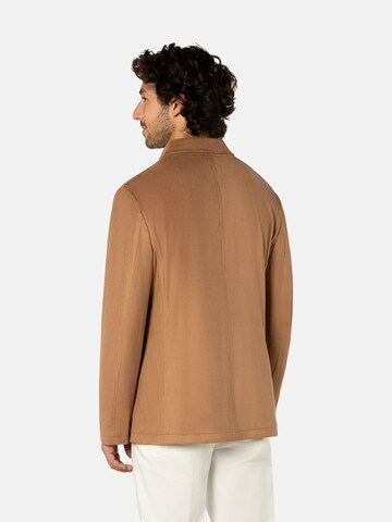 Coupe regular Veste de costume 'LORETTO J' BENVENUTO en marron