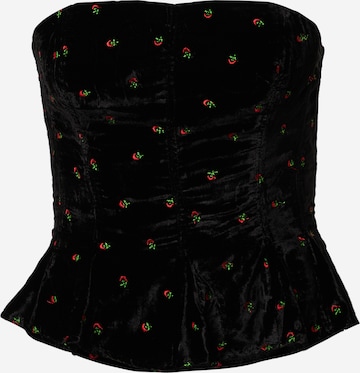 Regular Top 'ROSIE' de la Free People pe negru: față