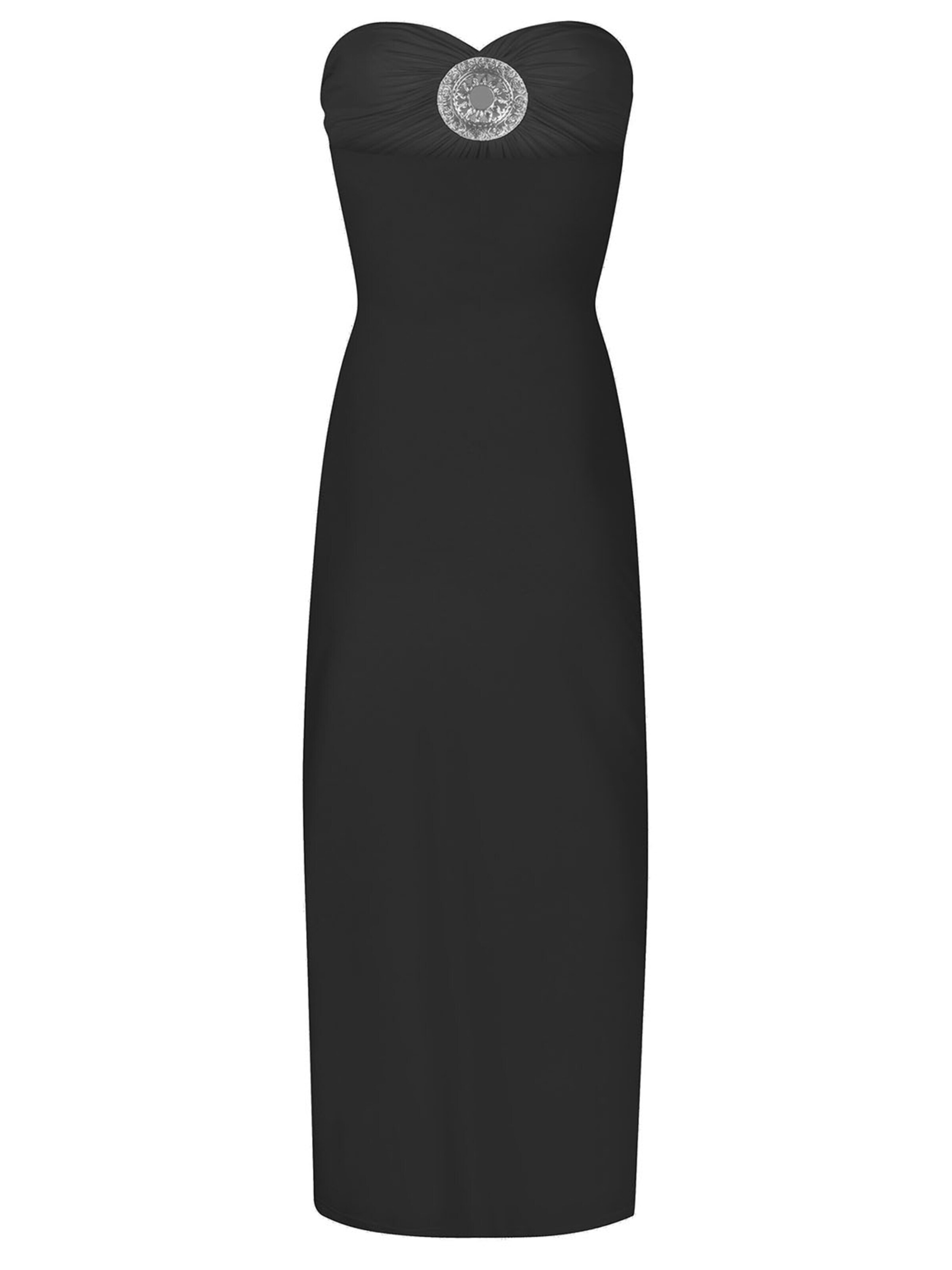 Chic by Lirette Dress 'Strapless dress Natural' in Black