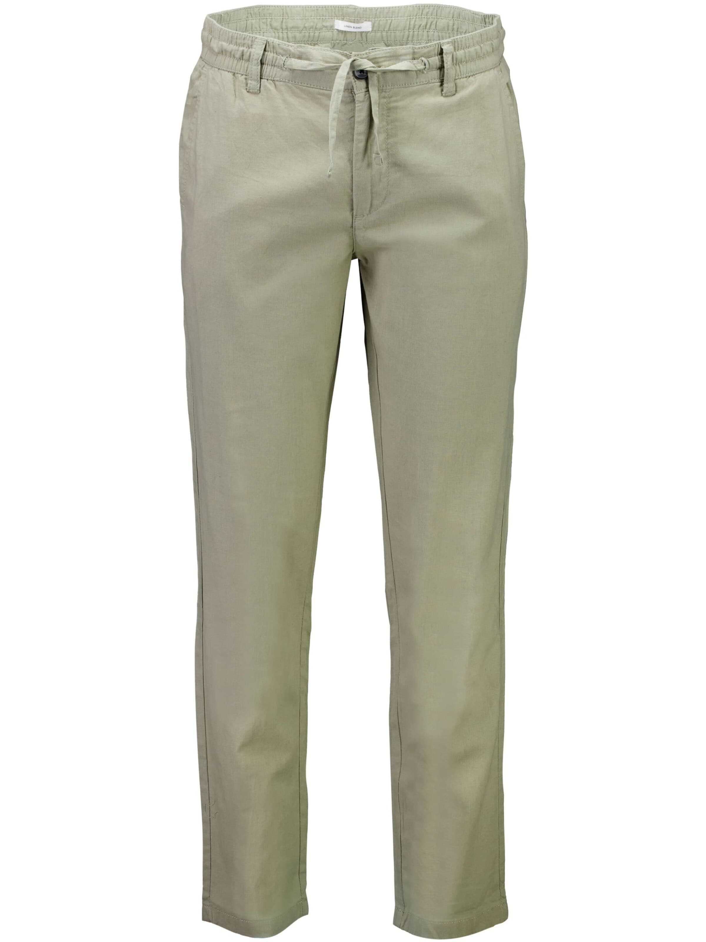 Effilé Pantalon Lindbergh en vert : devant