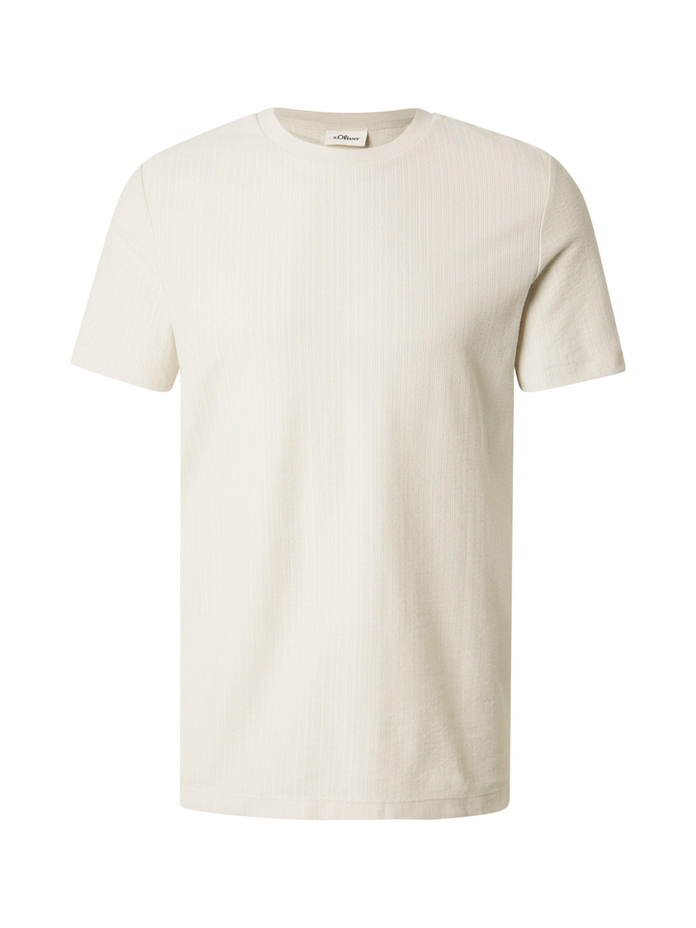 T-Shirt s.Oliver en beige : devant