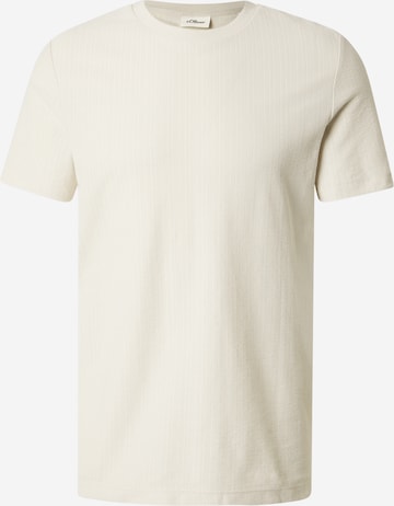 s.Oliver T-Shirt in Beige: Vorderseite