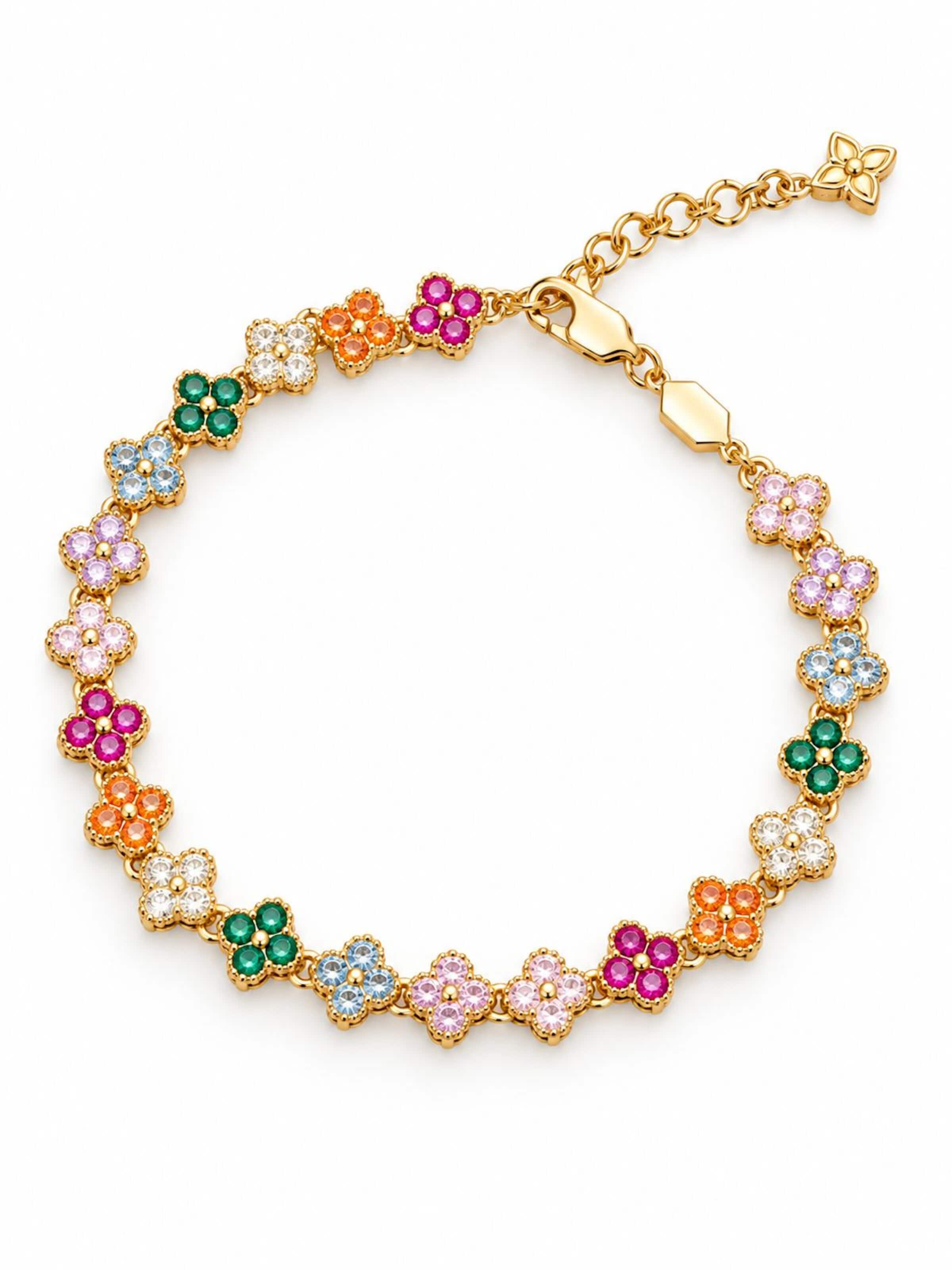 Bracelet 'Kaleidoscope' LanLivia en bleu : devant