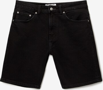 Pull&Bear Regular Shorts in Schwarz: predná strana