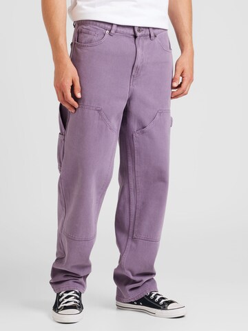 TOPMAN Loosefit Jeans i lila: framsida