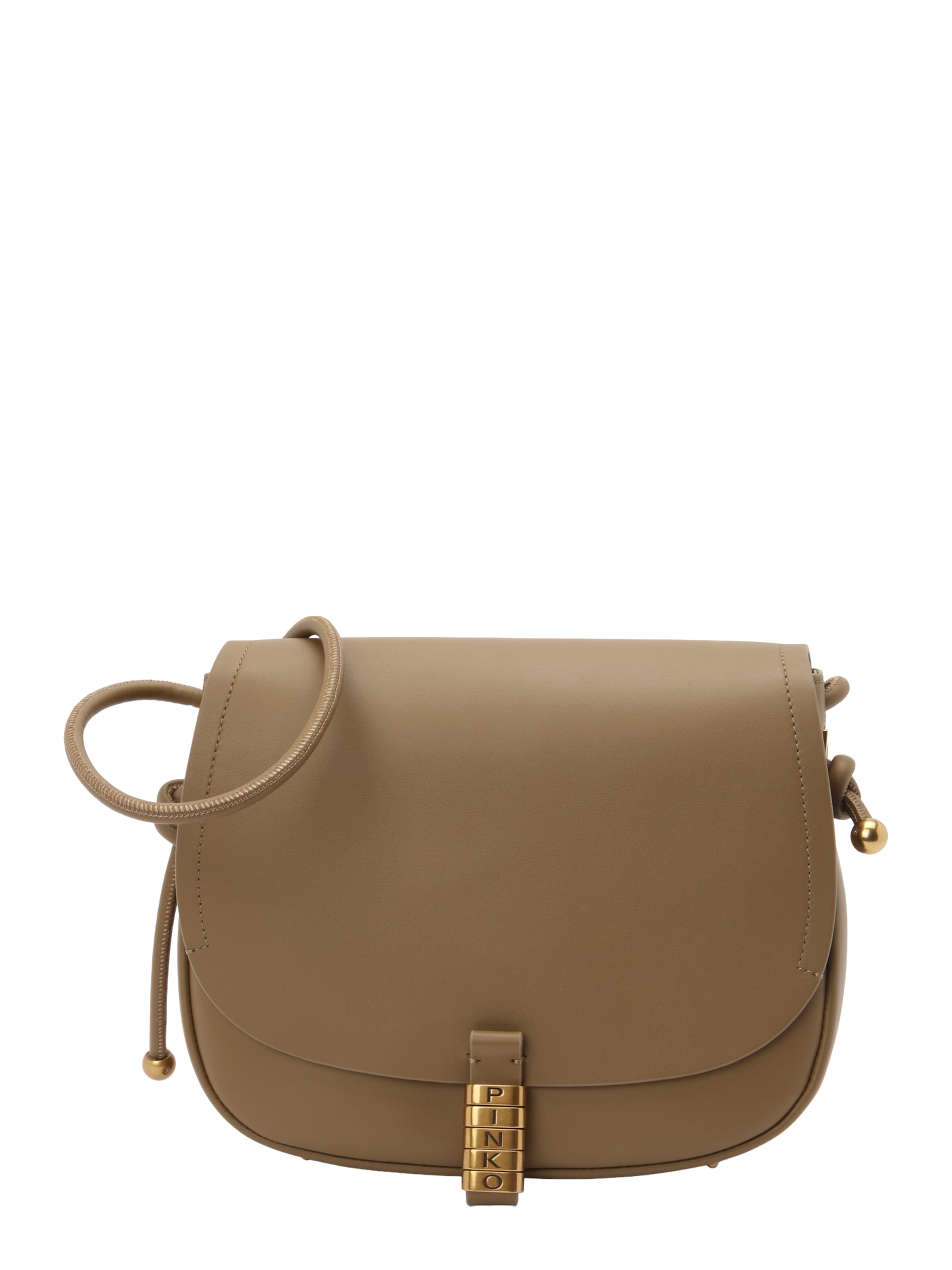 PINKO - Mala de ombro em verde: frente