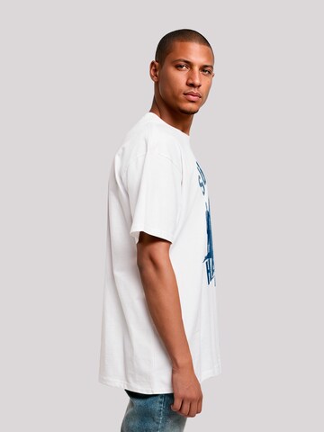 T-Shirt 'Hawaii Surf Beach Summer' F4NT4STIC en blanc
