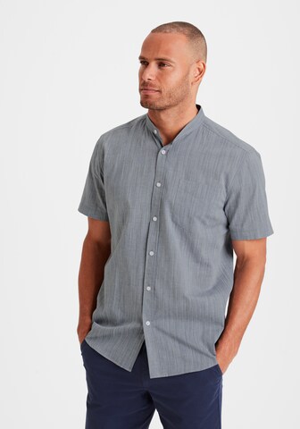 H.I.S Regular fit Button Up Shirt in Grey: front
