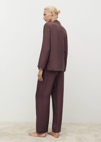 MANGO Pajama Pants 'Habo' in Purple