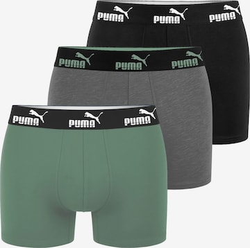 PUMA Bokserki w kolorze zielony: przód