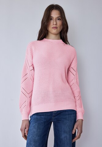 Street One Studio Sweater in Pink: front