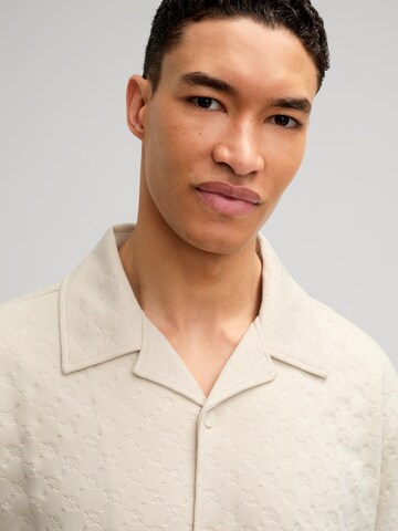 JOOP! Regular fit Button Up Shirt 'Bosco' in Beige