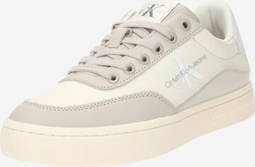 Baskets basses 'CLASSIC' Calvin Klein Jeans en beige : devant